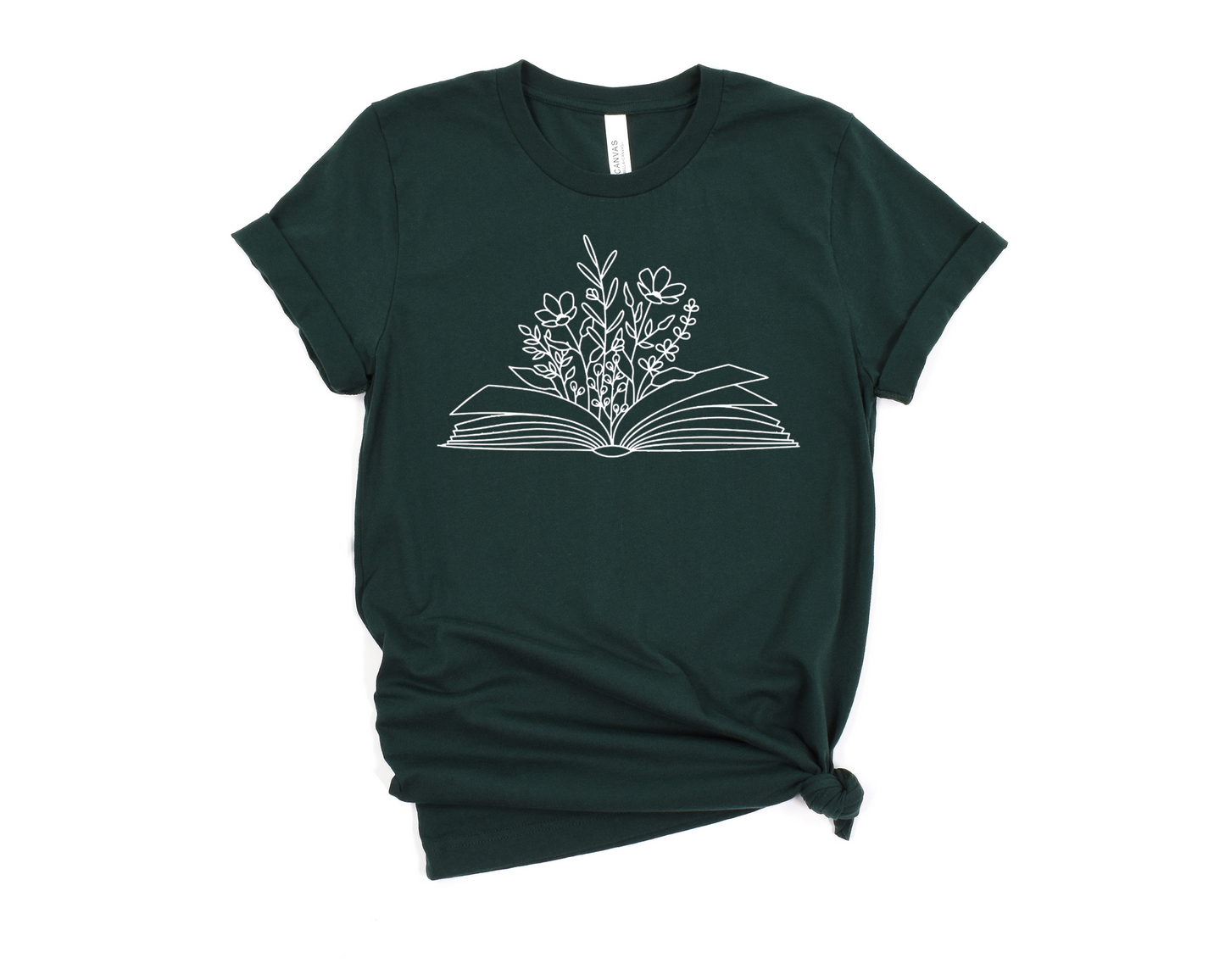 Wildflower Book T-Shirt Ethical Earth Store