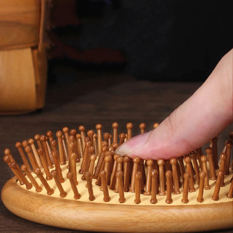 Natural Bamboo Detangling Hair Brush Ethical Earth Store