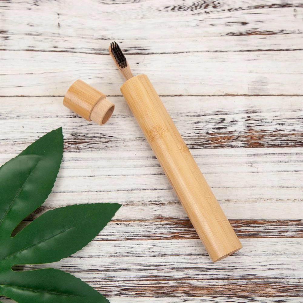 Natural Bamboo Toothbrush Case