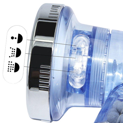 Mineral Enhanced Adjustable High Pressure Shower Head Ethical Earth Store