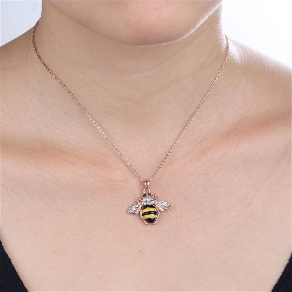 Bee Pendant Necklace Ethical Earth Store