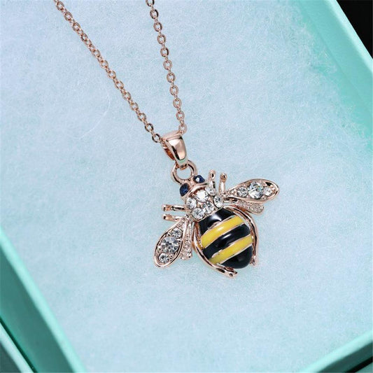 Bee Pendant Necklace Ethical Earth Store