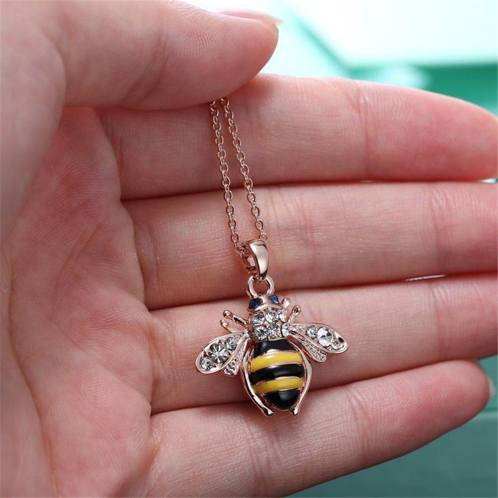 Bee Pendant Necklace Ethical Earth Store