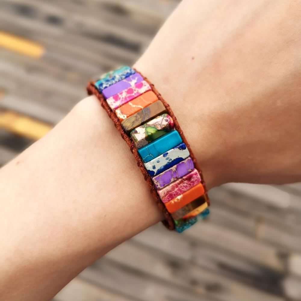 Natural Jasper Stone Bracelet Ethical Earth Store