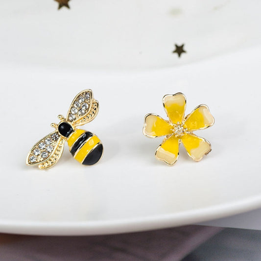 Bee & Flower Earrings Ethical Earth Store
