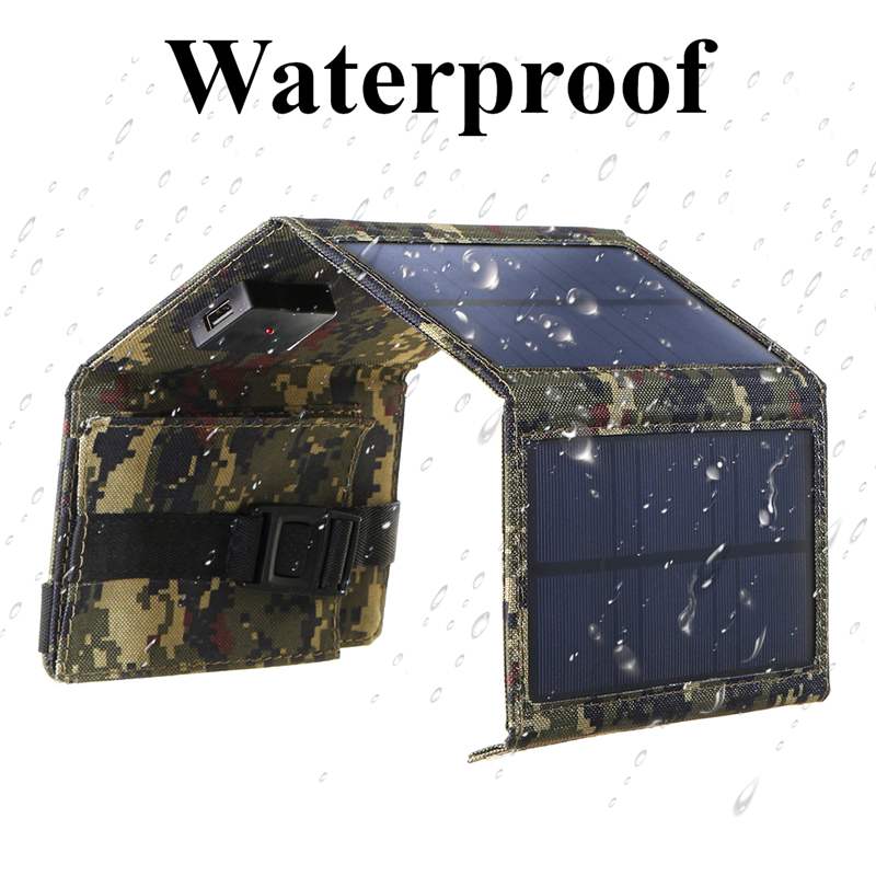 Waterproof USB Solar Panel Power Bank Ethical Earth Store