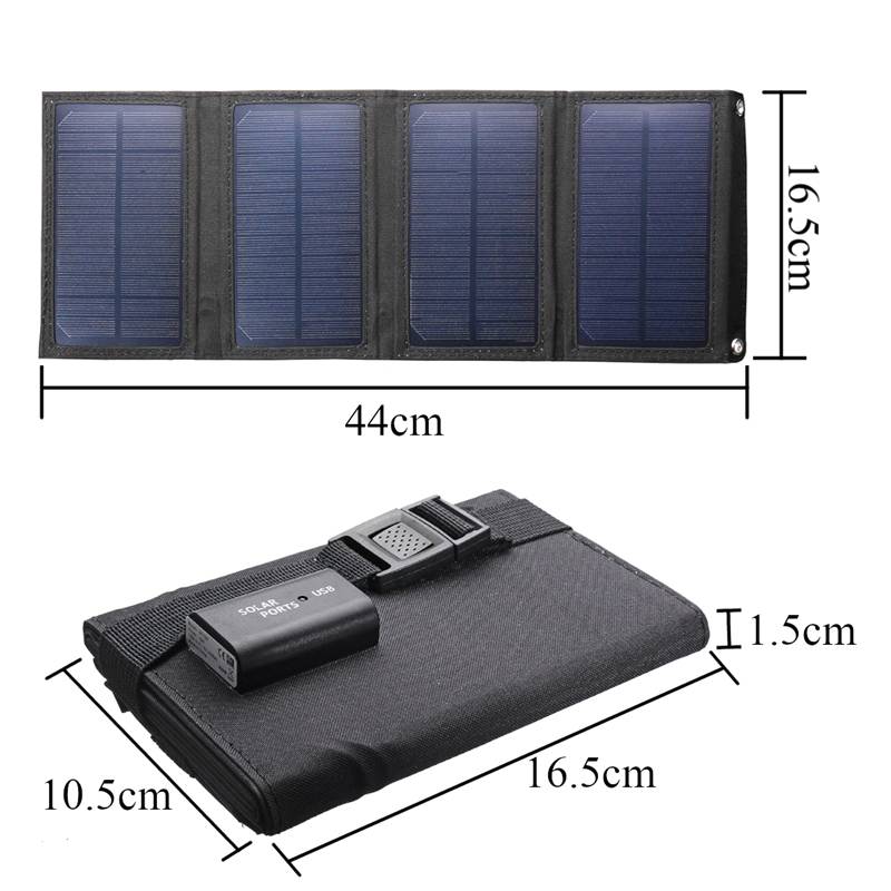 Waterproof USB Solar Panel Power Bank Ethical Earth Store