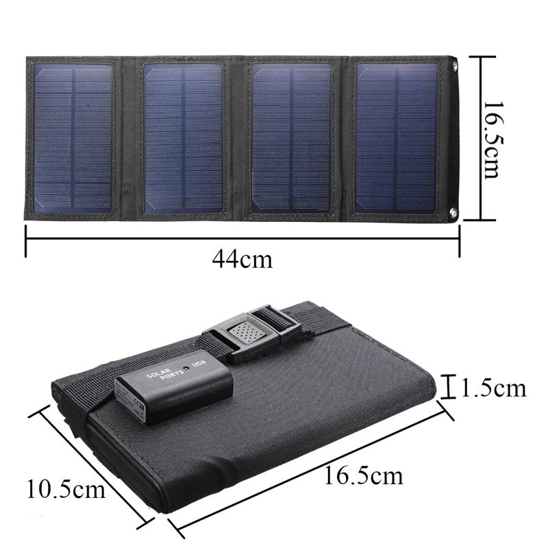 Waterproof USB Solar Panel Power Bank