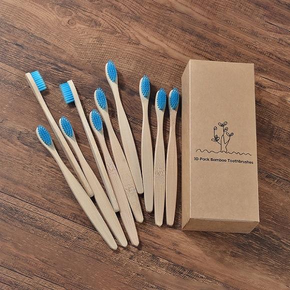 Subscribe & Save 30% - 10 Pcs Bamboo Toothbrush Ethical Earth Store