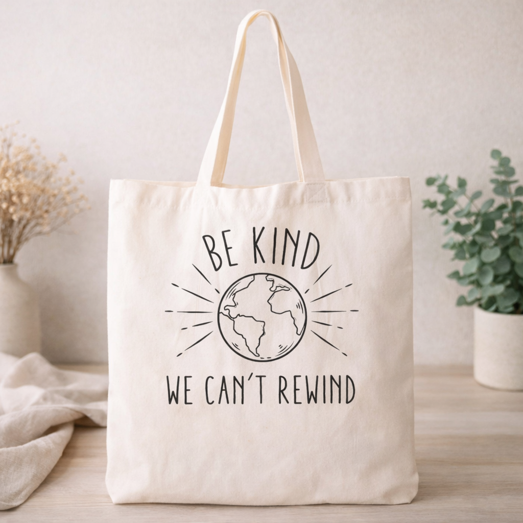 Be Kind We Can't Rewind Reusable Bag