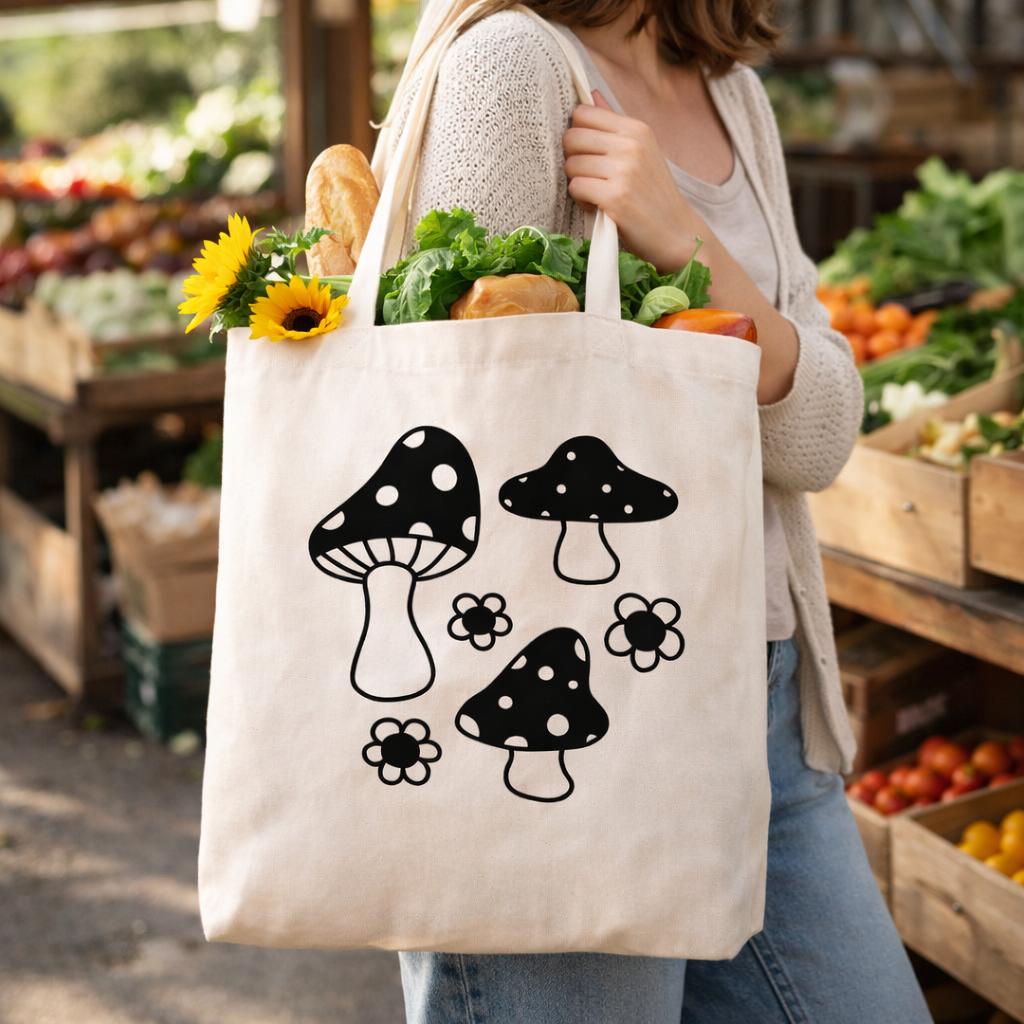 Mushroom Reusable Bag