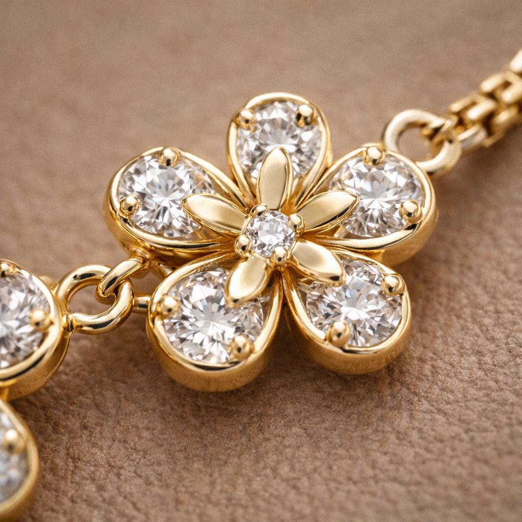 Flower Charm Bracelet Ethical Earth Store