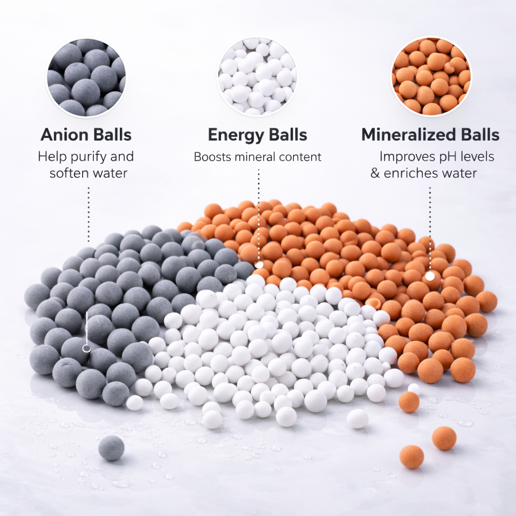 Mineral Bead Replacement Kit (For Purifying Showerheads) Ethical Earth Store