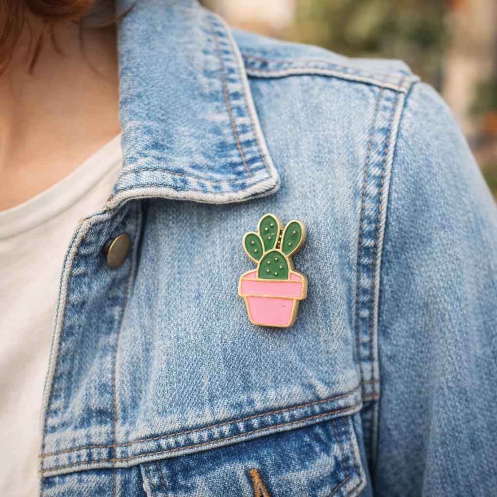 Cute Succulent Pin