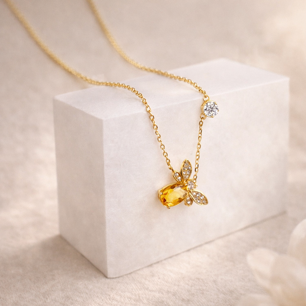 Bee Jewel Necklace Ethical Earth Store