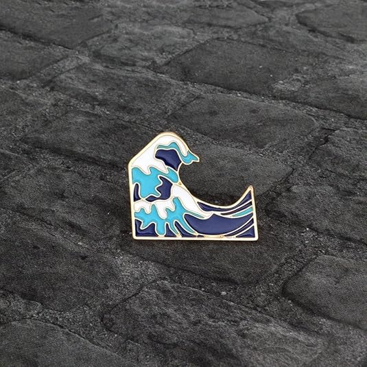 Ocean Wave Pin