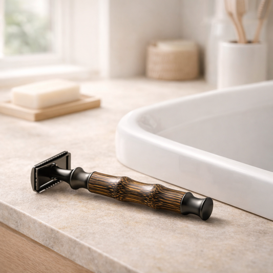Eco-Friendly Bamboo Safety Razor + 20 Blade Refills Ethical Earth Store