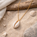 Cowrie Shell Pendant Necklace
