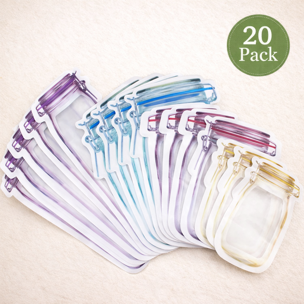 Reusable Mason Jar Food Storage Bags Ethical Earth Store