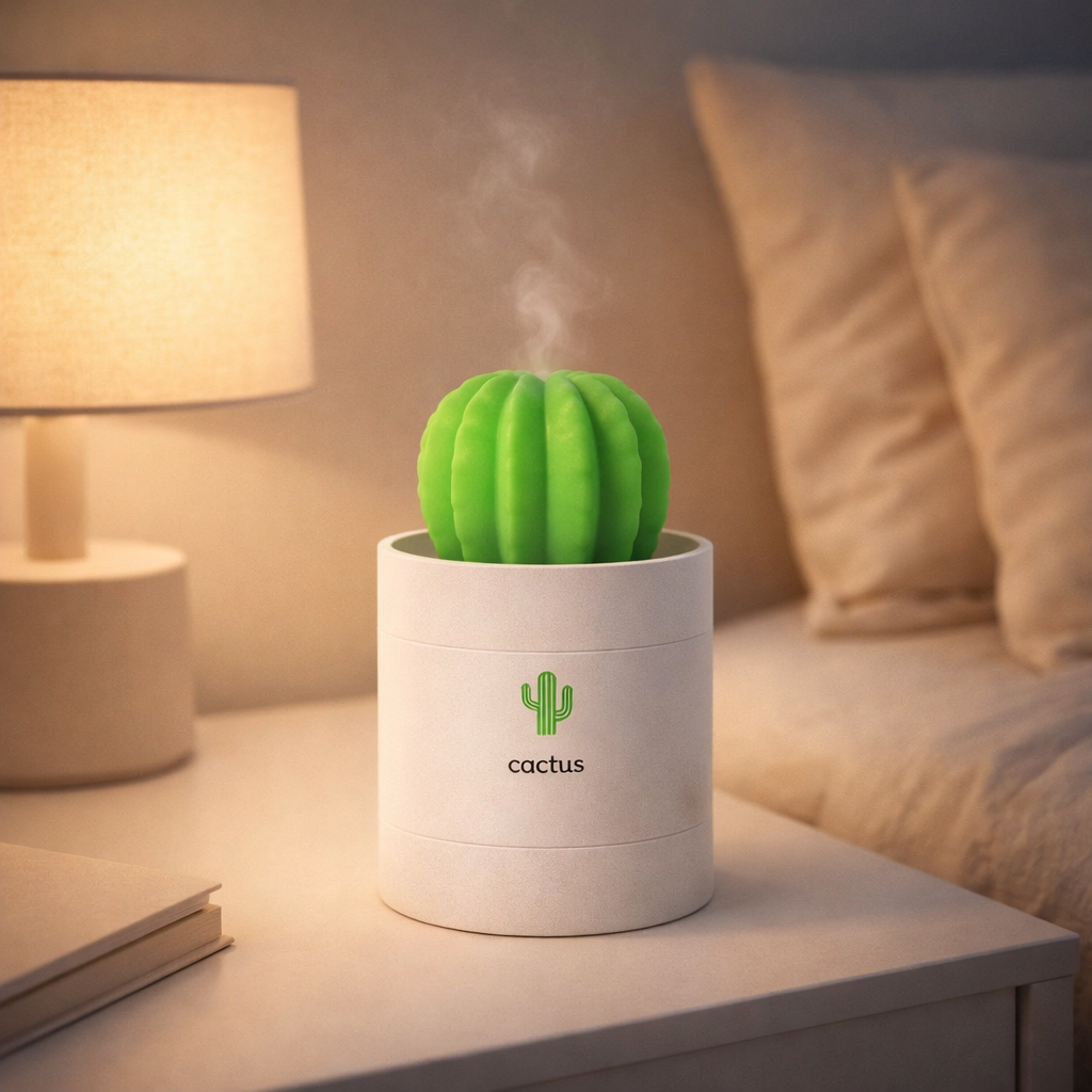 Cactus Shaped Essential Oil Diffuser Ethical Earth Store