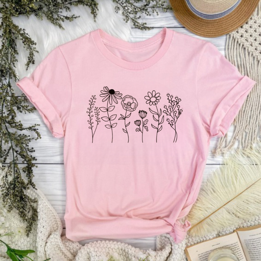 Wildflower T-Shirt Ethical Earth Store