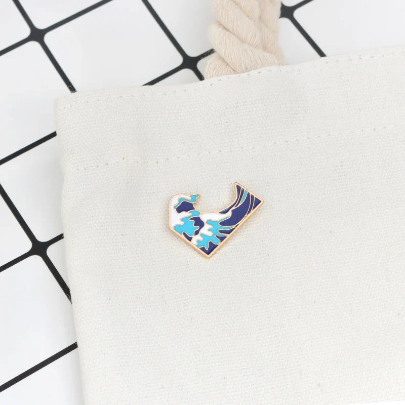 Ocean Wave Pin