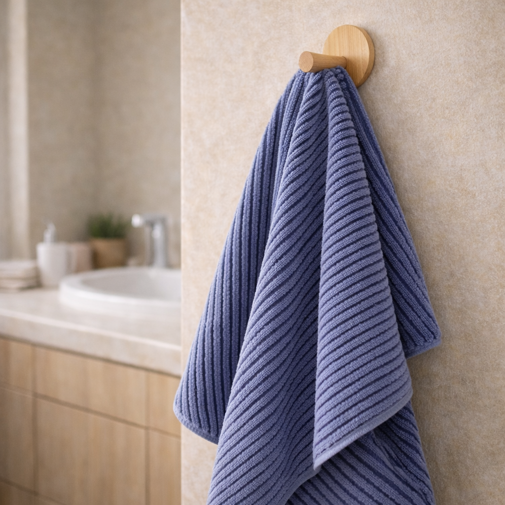 Striped Bamboo Bath Towel Ethical Earth Store