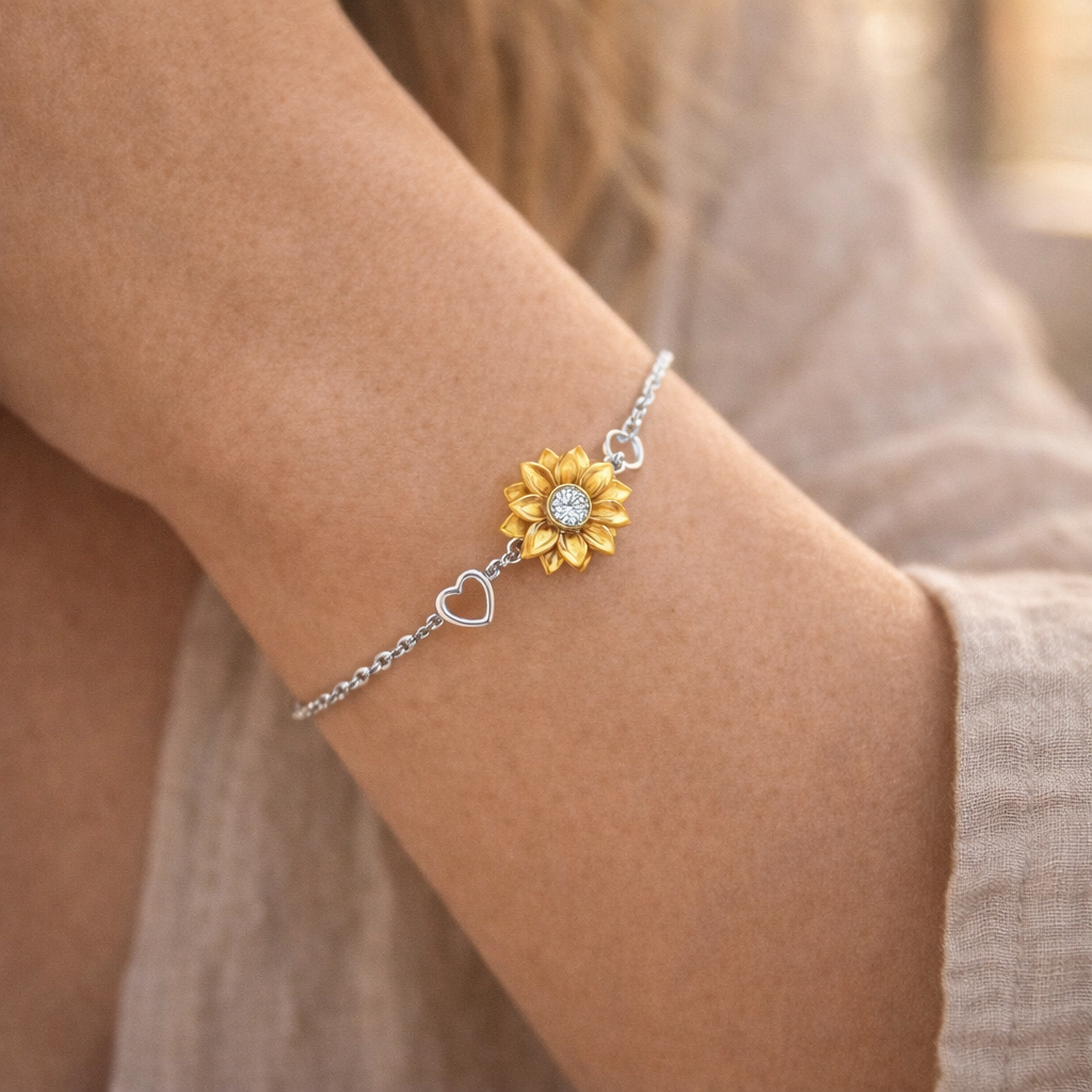 Sunflower Bracelet Ethical Earth Store