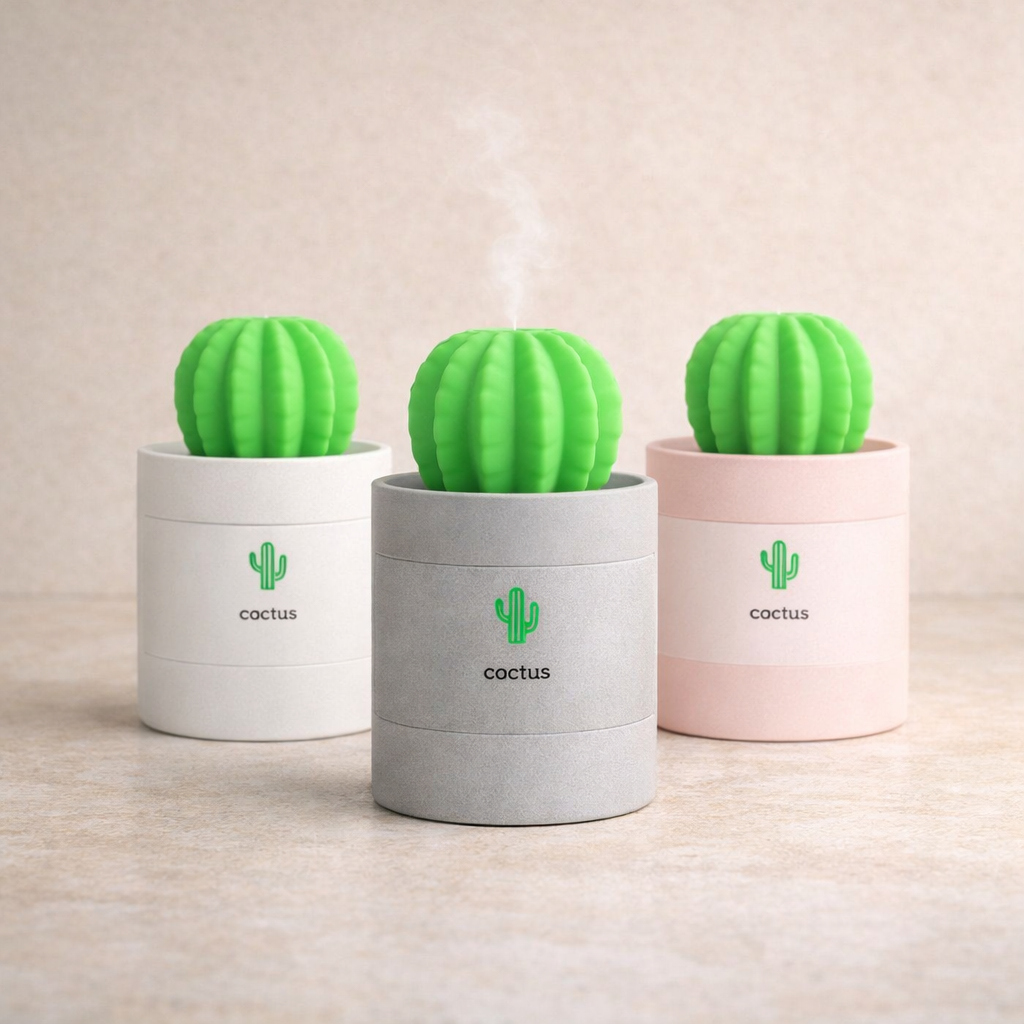 Cactus Shaped Essential Oil Diffuser Ethical Earth Store