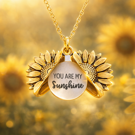 You Are My Sunshine Necklace Ethical Earth Store