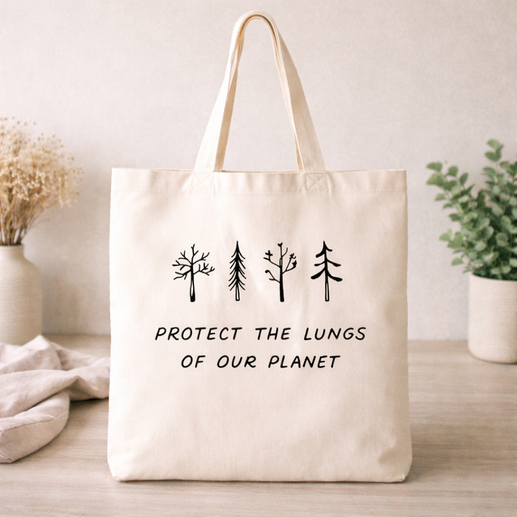 Protect The Lungs of Our Planet Reusable Bag