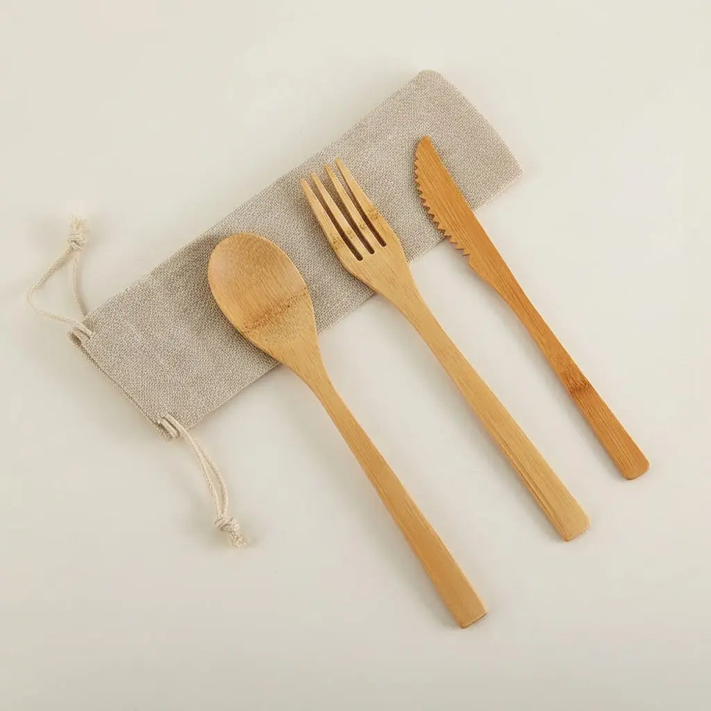 Bamboo Cutlery Set Ethical Earth Store