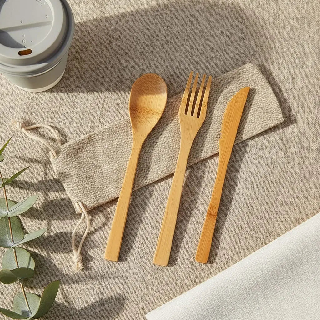 Bamboo Cutlery Set Ethical Earth Store