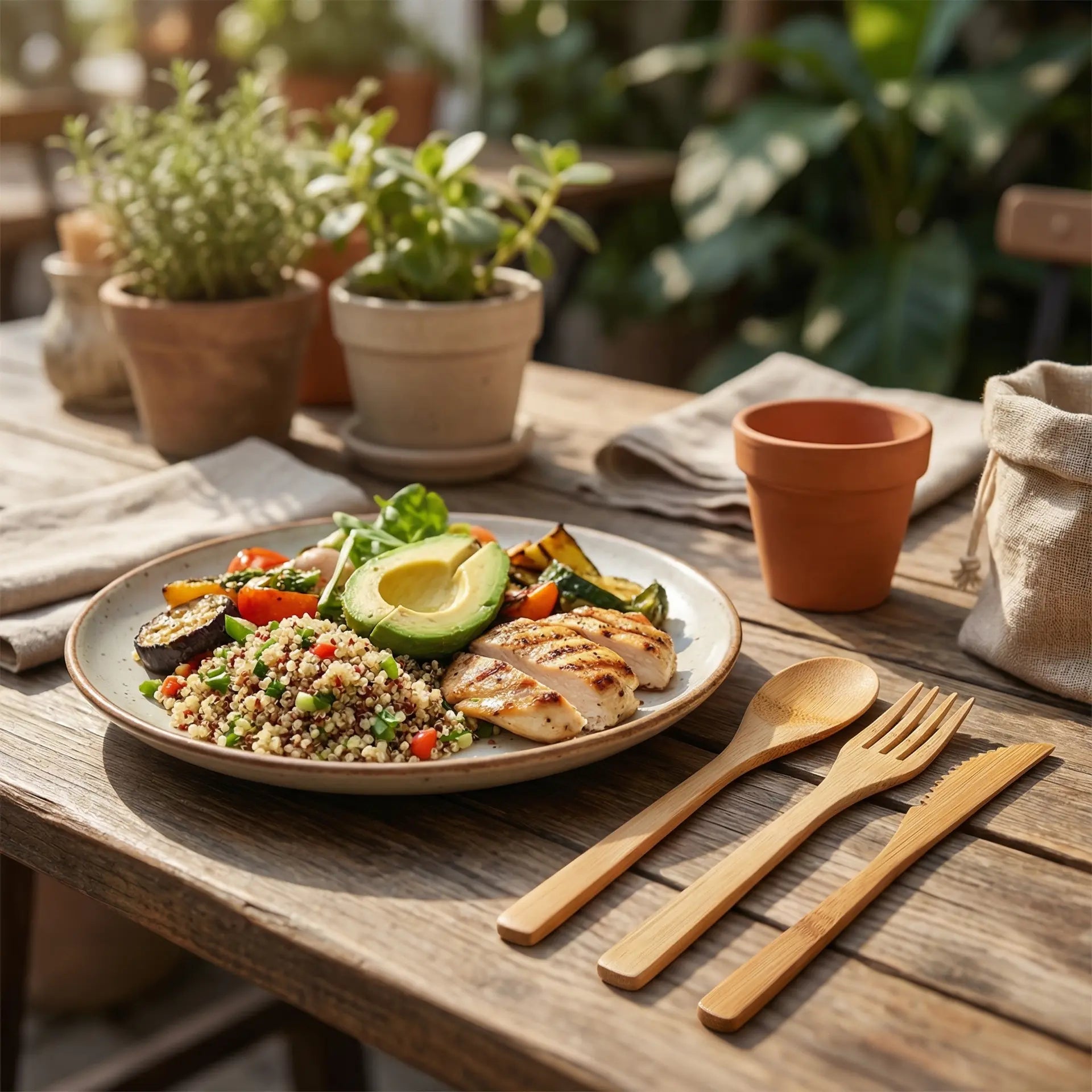 Bamboo Cutlery Set Ethical Earth Store
