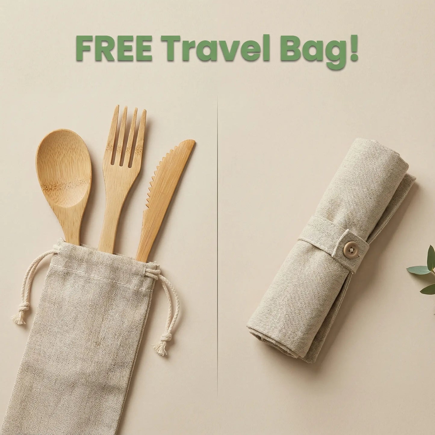 Bamboo Cutlery Set Ethical Earth Store