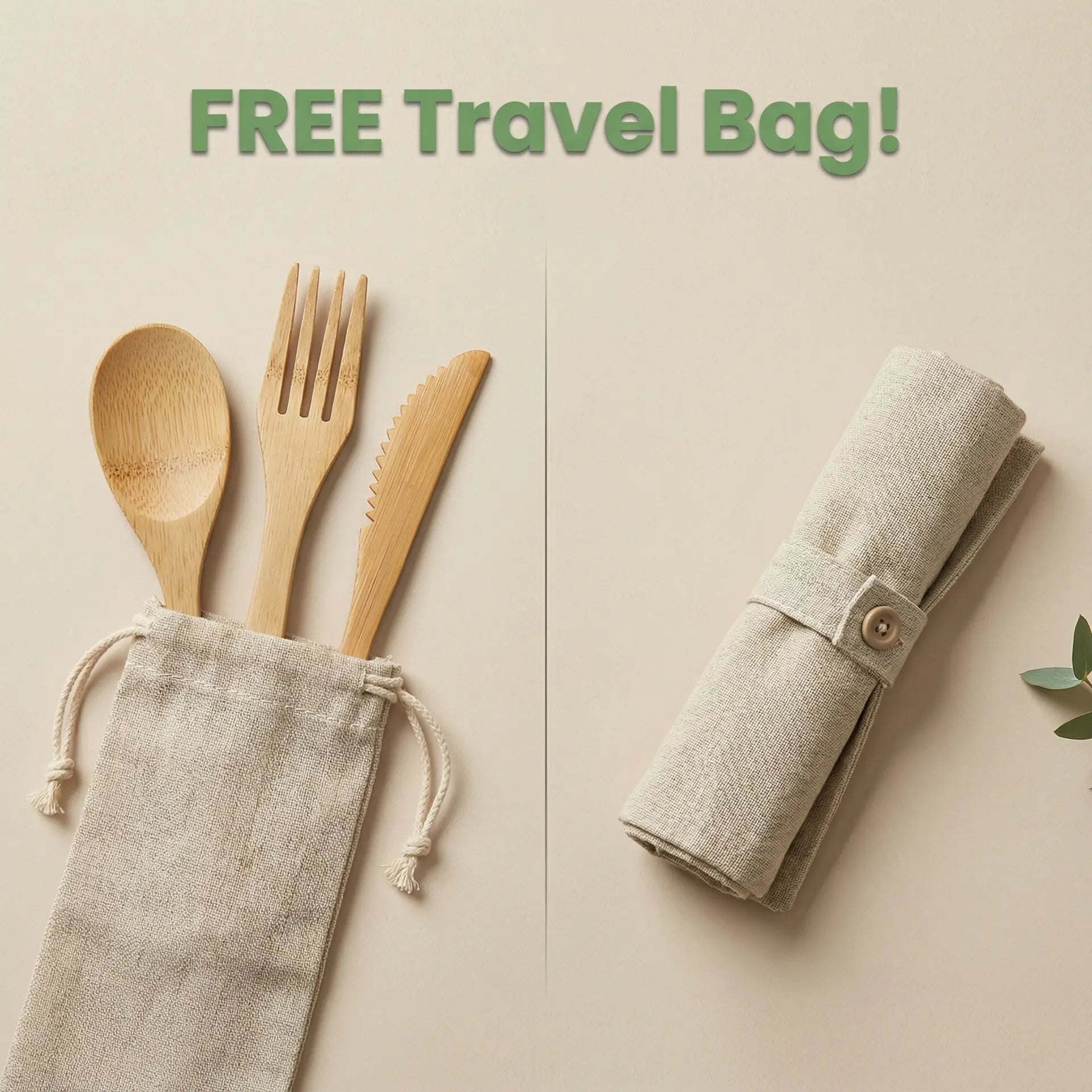 Bamboo Cutlery Set Ethical Earth Store