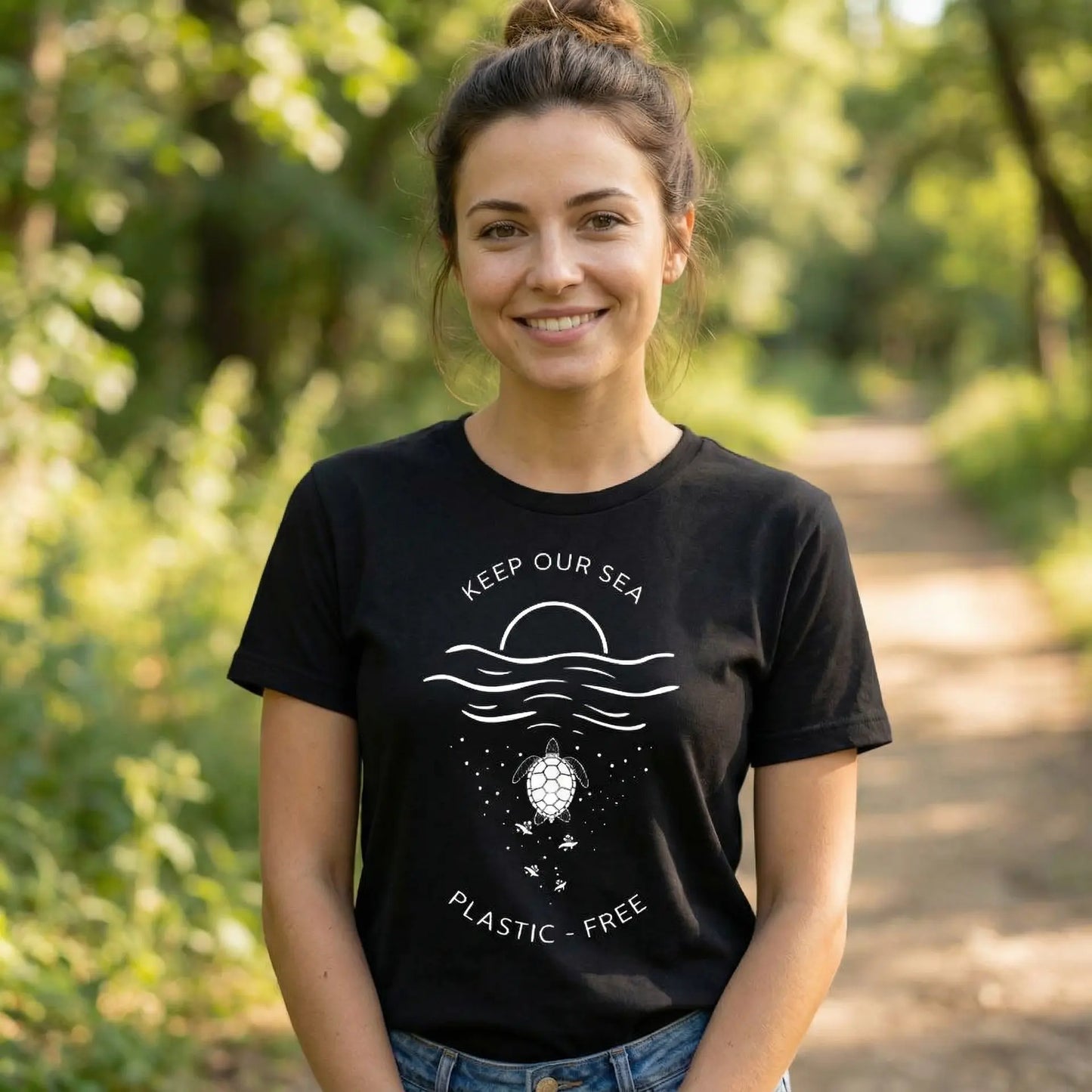 Keep Our Sea Plastic Free T-Shirt Ethical Earth Store