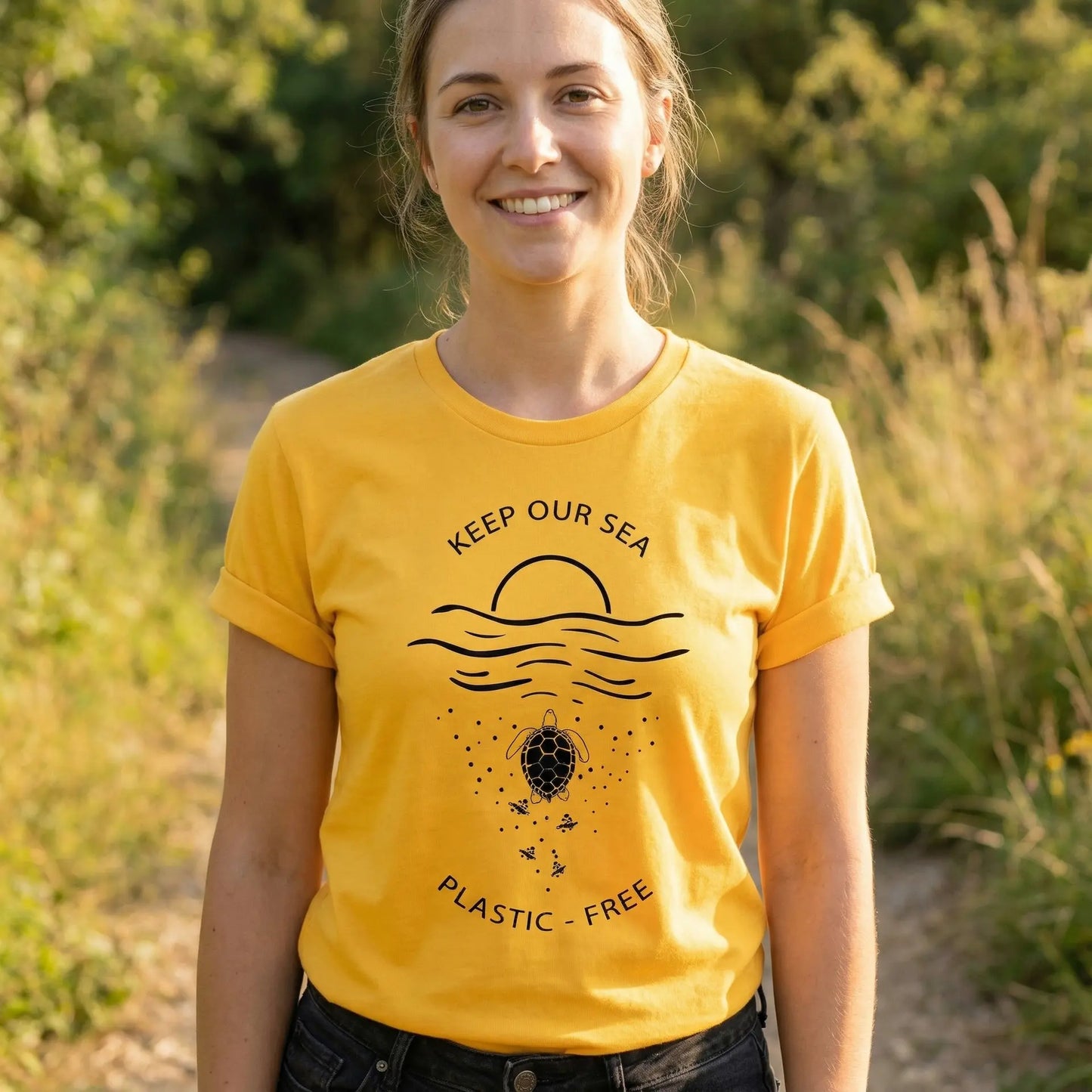 Keep Our Sea Plastic Free T-Shirt Ethical Earth Store