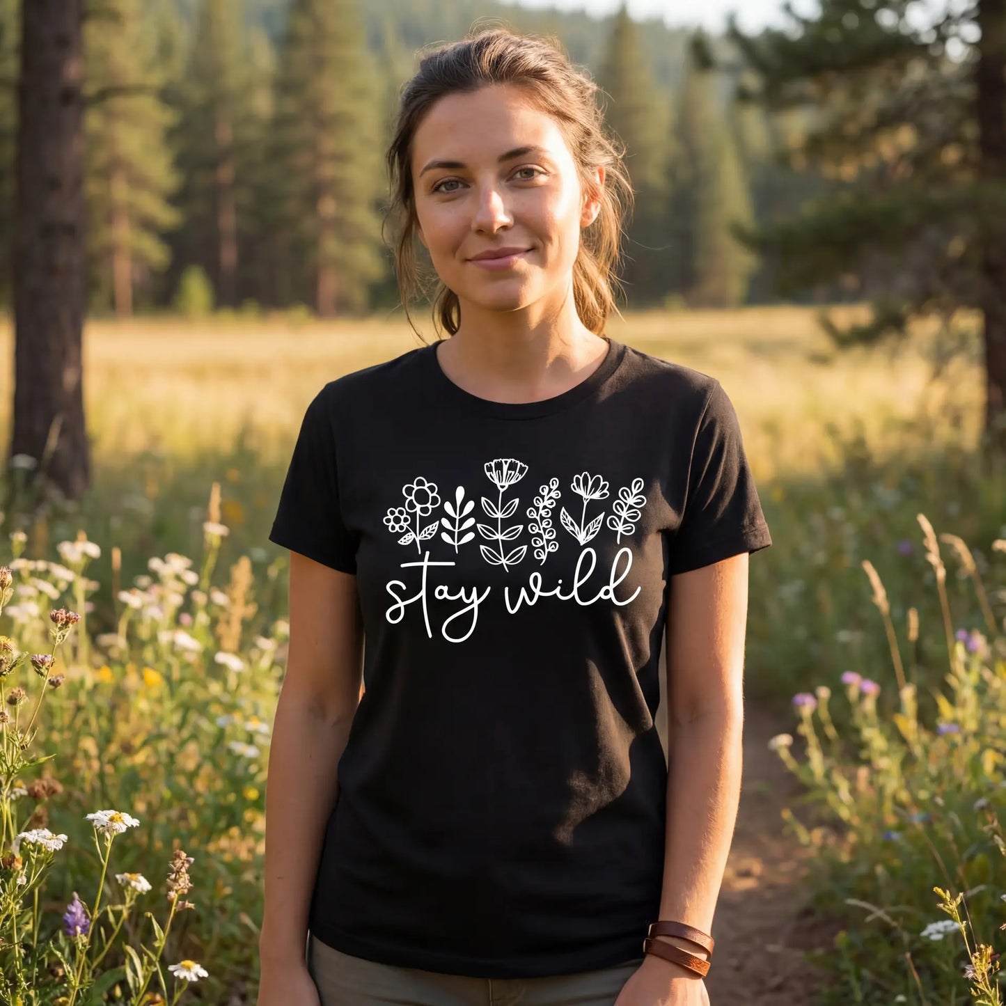 Stay Wild T-Shirt Ethical Earth Store