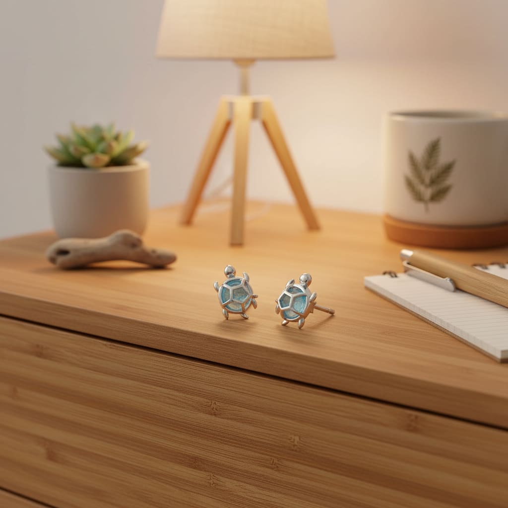 Sea Turtle Earrings Ethical Earth Store