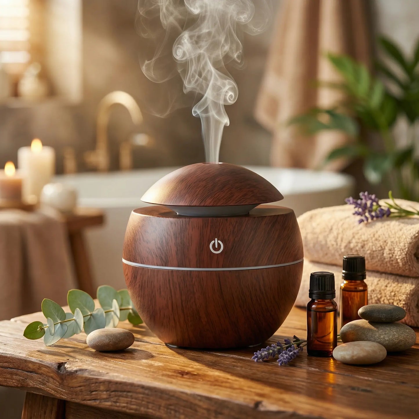 Round Color Changing Oil Diffuser Ethical Earth Store