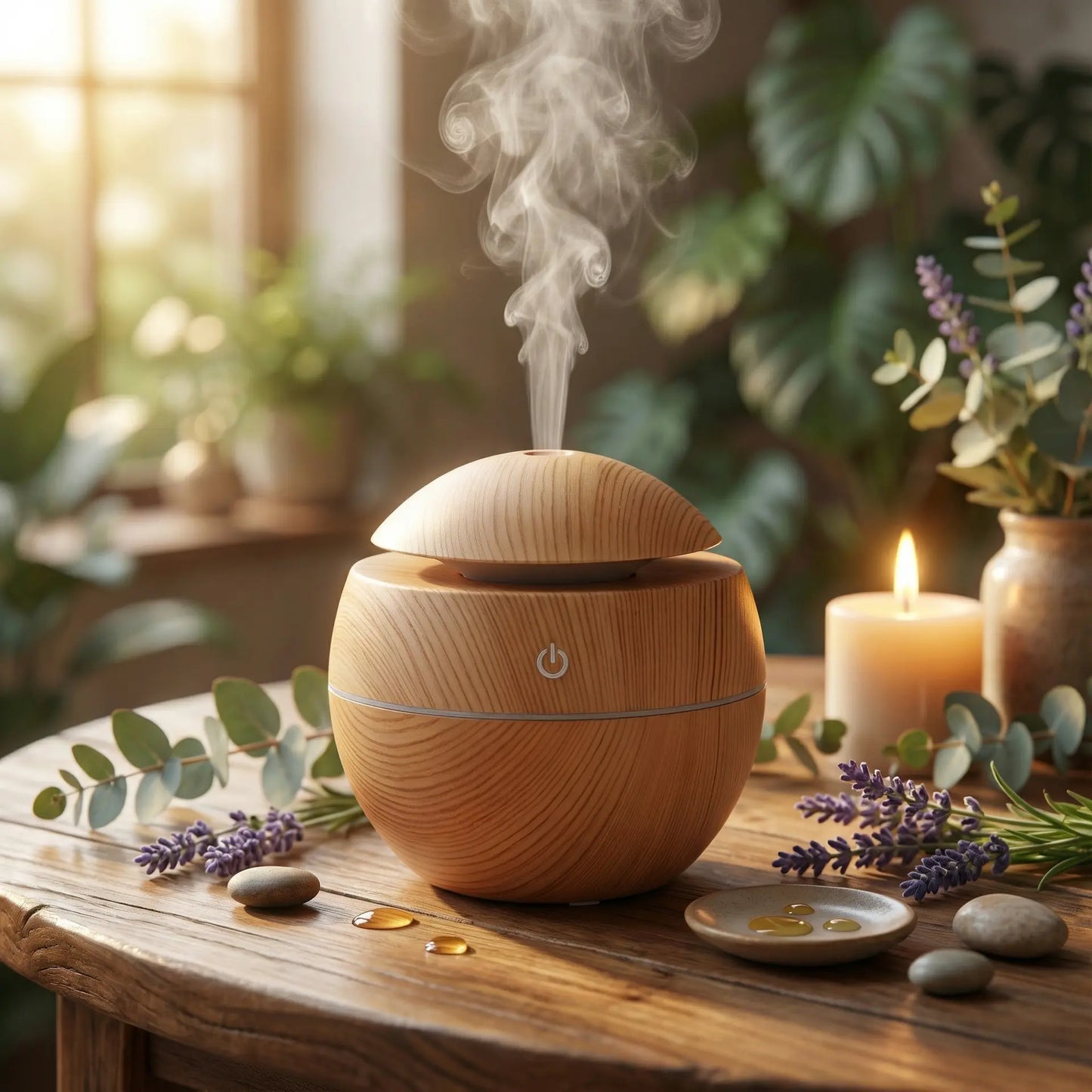 Round Color Changing Oil Diffuser Ethical Earth Store