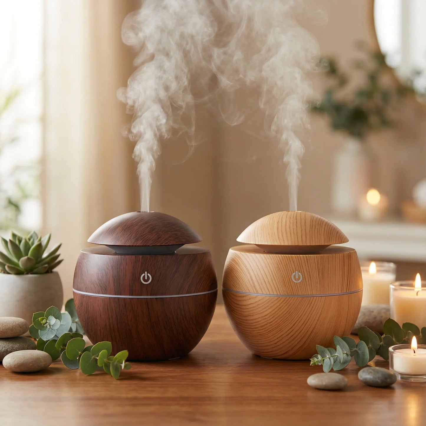 Round Color Changing Oil Diffuser Ethical Earth Store
