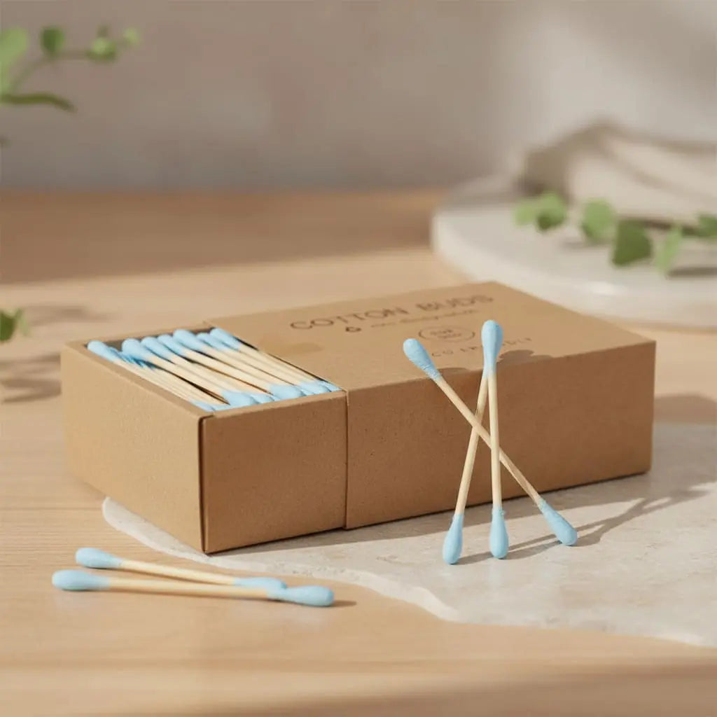Biodegradable Organic Bamboo Cotton Swabs Ethical Earth Store