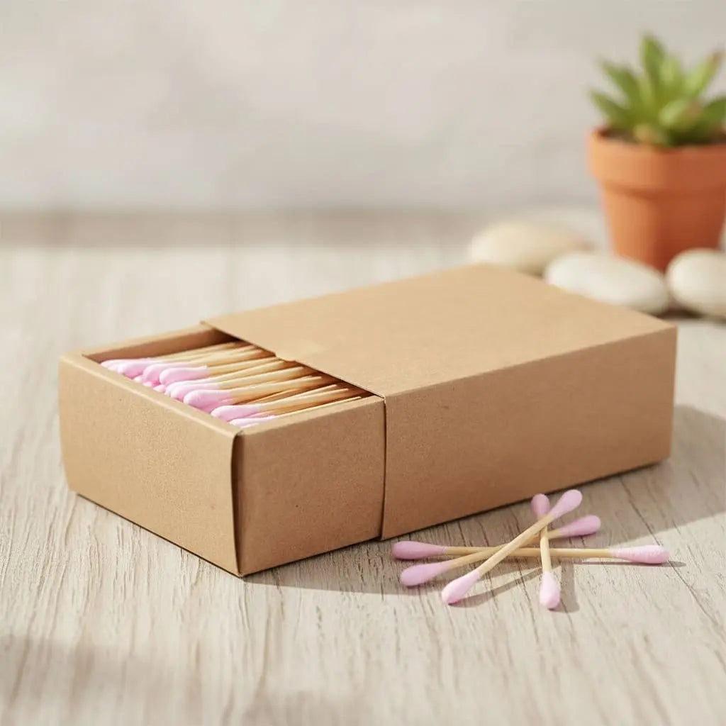 Biodegradable Organic Bamboo Cotton Swabs Ethical Earth Store