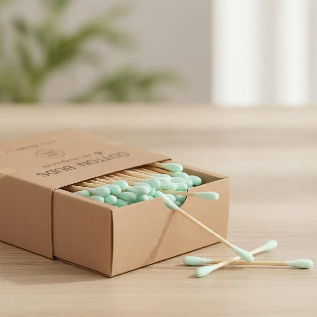 Biodegradable Organic Bamboo Cotton Swabs Ethical Earth Store