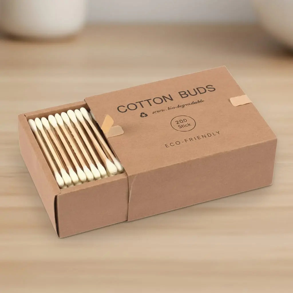 Biodegradable Organic Bamboo Cotton Swabs Ethical Earth Store