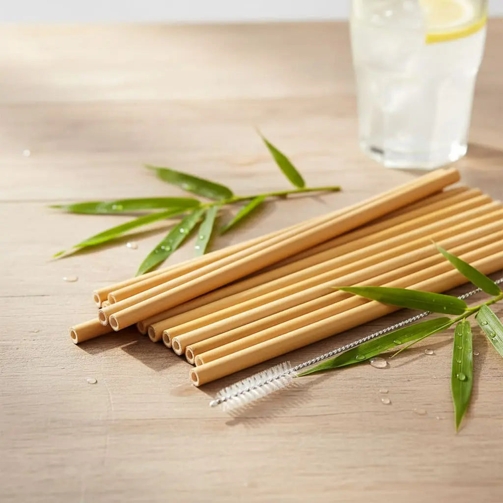 Organic Bamboo Reusable Straws Ethical Earth Store