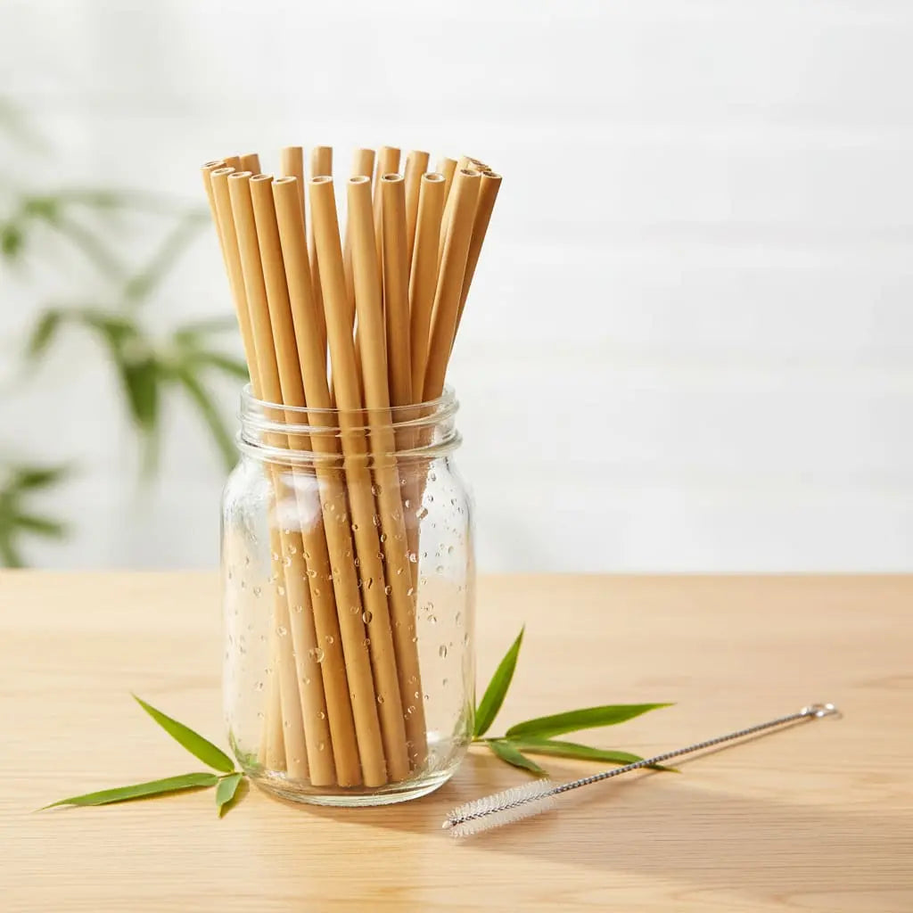 Organic Bamboo Reusable Straws Ethical Earth Store