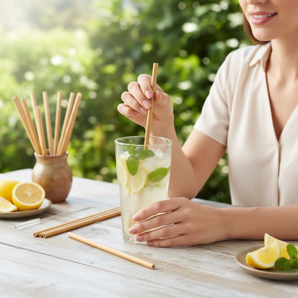 Organic Bamboo Reusable Straws Ethical Earth Store